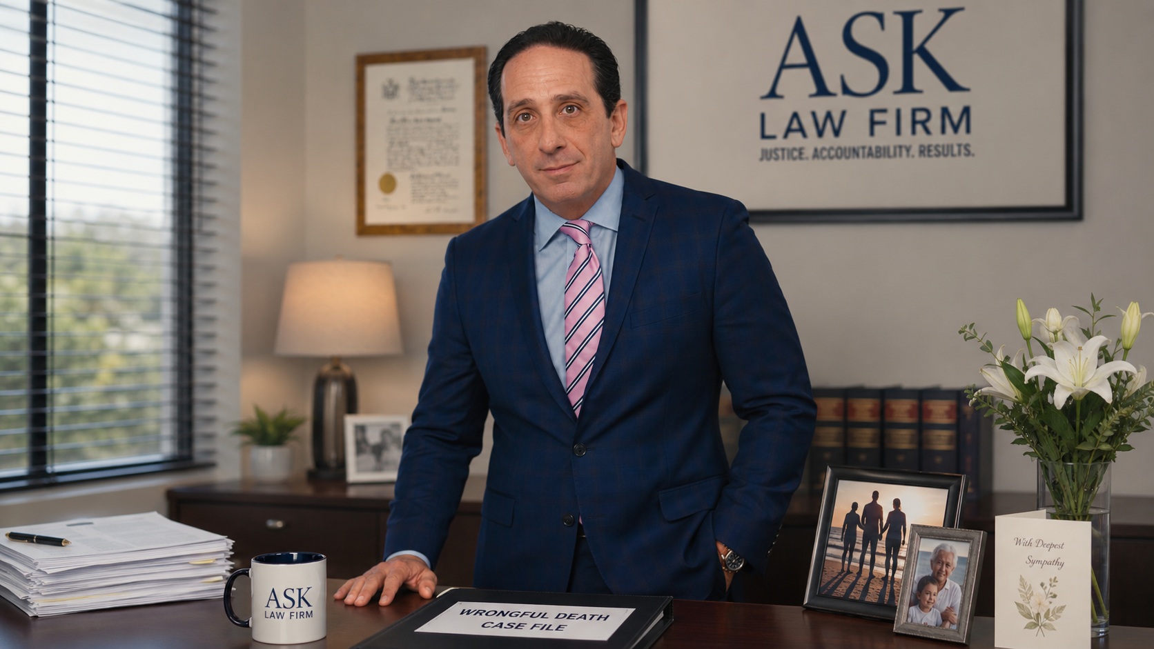 ASK Law Firm attorneys providing compassionate wrongful death representation in New Jersey