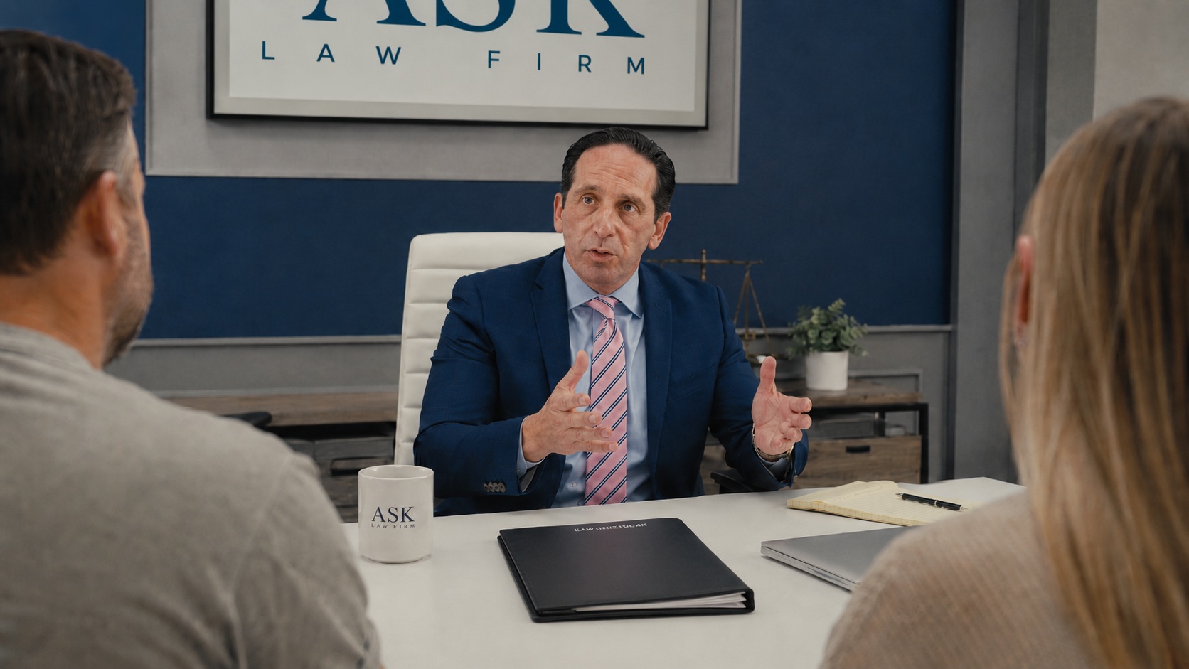 Attorney reviewing a third-party workplace injury claim