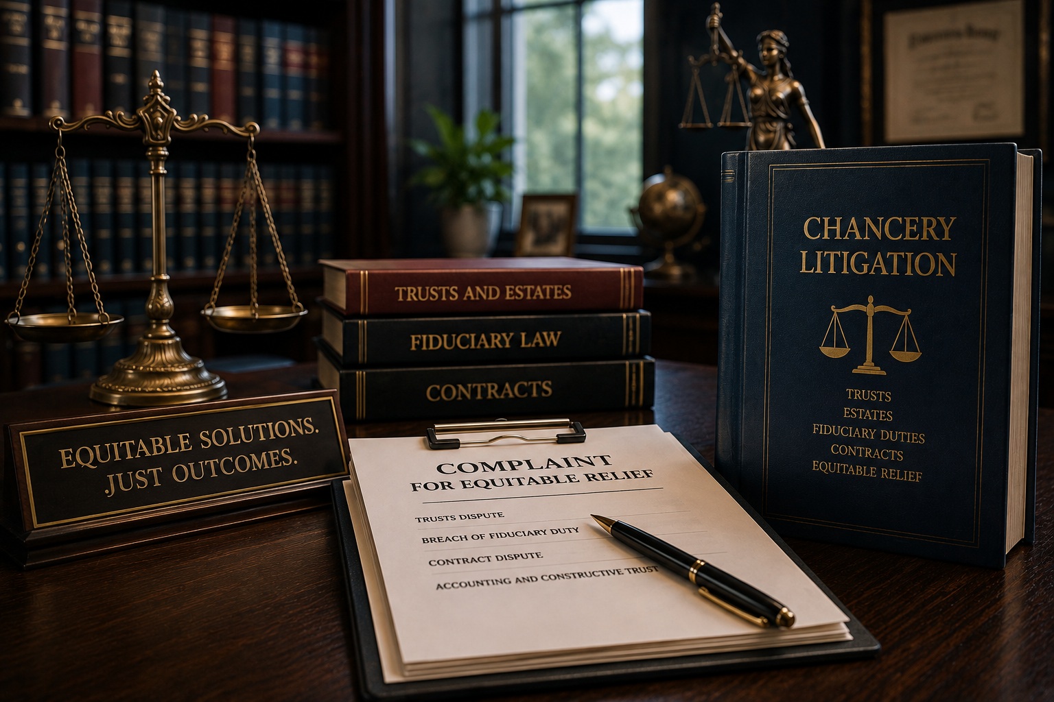 Legal documents involved in chancery litigation
