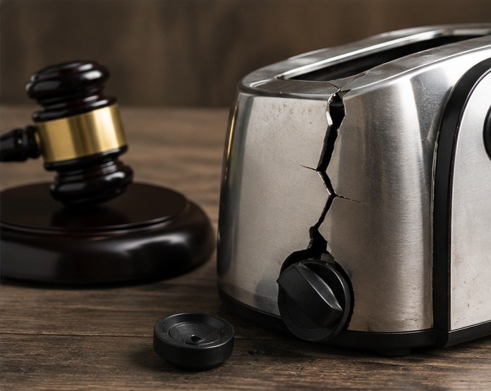 Consumer product involved in a product liability claim